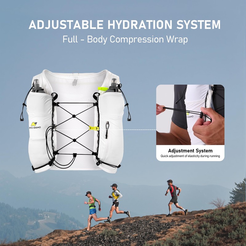 N NEVO RHINO Running Hydration Vest with 1.5L Water Bladder