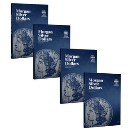 Whitman Coin Folder U.S. Morgan Silver Dollar 1878 – 1921 Four Volume Set #’s 9082 9083 9084 9085