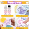 Taba Squishy Kit Set Liquid Gel+3"Paw Silicone Mold+Flocking