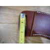 Cross Draw Buffalo leather knife sheath Golden Brown. fits a