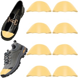 4 Pairs Shoe Filler Inserts, Anglecai Toe Filler Cushion Inserts for Loose Shoe Half Size Too Big to Make Fit