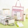 LOLYSIC 5 Pack A4 Size Project Bags for Quilting, 14x11x5