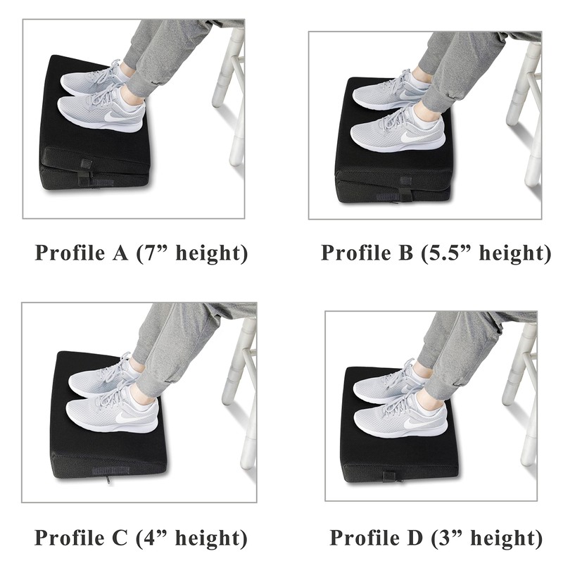 InteVision 4-in-1 Footrest for added height - Premium Foam Foot