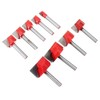 Bestgle 9pcs 6mm Shank Surface Planing Bottom Cleaning Router Bits