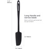 Vovoly Silicone Jar Spatula, Small Rubber Scraper, Spatulas Silicone Heat