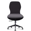 Deisy Dee Velvet Stretch Armless Office Chair Covers - Colorful