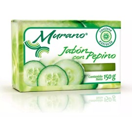 Murano Jabón Murano De Pepino, Paq. 10 Pz.
