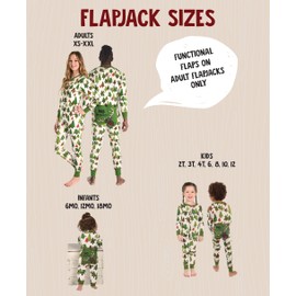Lazy One Flapjacks, Matching Christmas Pajamas for The Dog, Baby & Kids, Teens, and Adults (No Peeking!, 18 MO)