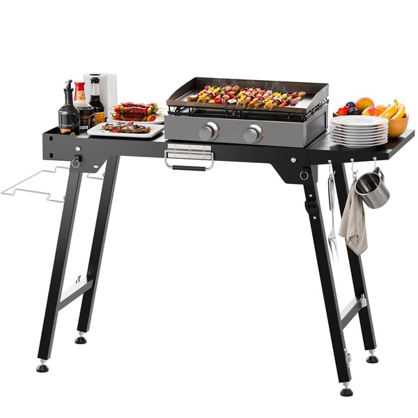 Grill Stand for Blackstone Griddle, Portable Grill Cart Fit for
