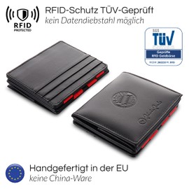 Jaimie Jacobs Flap Boy FC Bayern Munich Edition Magic Wallet with Coin Pocket, black, Modern