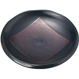 Aze Shinzo Shoten F2304 Plate, Small Elegant Plate, 4 Inch, Akebono, Black