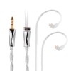 FAAEAL IEM Cable,Monocrystalline Copper Silver Plated Cable,QDC-C Pin in Ear