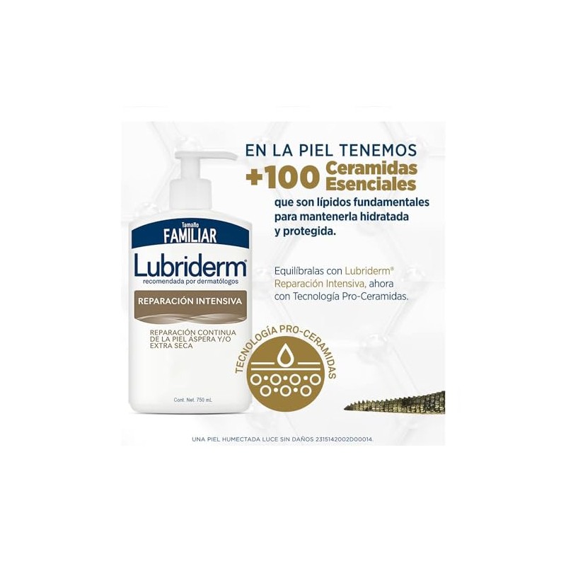 LUBRIDERM Crema Corporal Reparacion Intensiva 750 ml