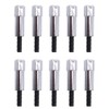 10PCS Chrome Valve Cover Bolt Set Fits Small Block Mopar
