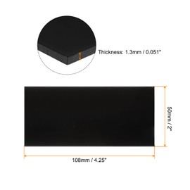 QUARKZMAN Pack of 30 Welding Glass 2 x 4.25 Inch Shade 7 Replacement Tempered Plastic Welding Glasses Black Blackout Filter Plates for Welding Helmet, Black