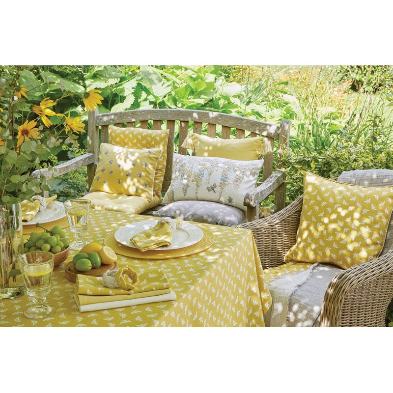 Walton & Co - Bumblebee Ochre 100% Cotton Seat Pad