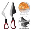 Asdirne Tijeras de pizza, cortador de pizza, hoja desmontable ultra