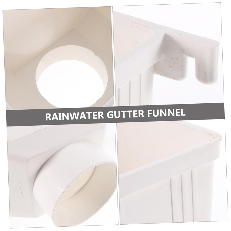 DOITOOL downspout Gutter Filter shunt Funnel Trap rainwater Collection Barrel