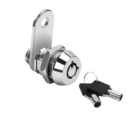 Toolbox Lock 1" Tubular Cam Lock with Different Keys Zinc Alloy Toolbox Lock for Toolbox RV Storage RV Compartment File Cabinets Mailbox Cabinets Truck Pickup Tool Box Camper