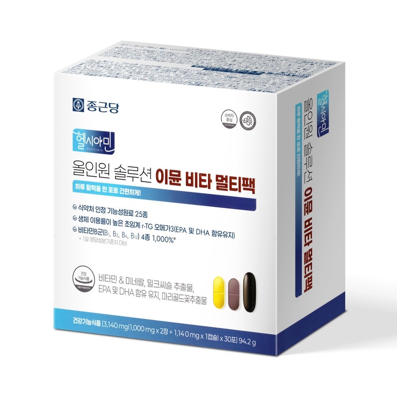 Chong Kun Dang All-in-One Multivitamin Immune Women Men Comprehensive Mineral