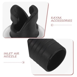 joonnair 2 Pieces Kayak Inflatable Boat Valve Adapter, Leak-proof Pump Adapter for Kayak, Inflatable Boats and SUP, Kayak Air Valve Plug, Valve for Inflatable Boat