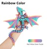 SUMLAND 3D Printed Dragon with Wings,3D Printed Animals Toys, Flexible