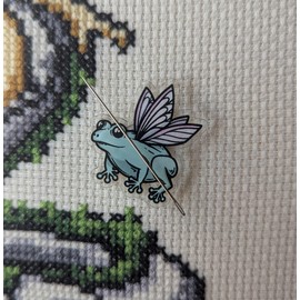 Fairy Frog Acrylic Magnetic Needle Minder