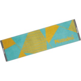 Nittaku NL-9290 Table Tennis Towel, Polygon Sports Towel, Turquoise
