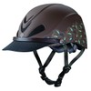 Troxel Dakota Trail Horse Riding Helmet, Low-Profile Light Adjustable Design, Safety Horseback Riding Gear, Large (7-1/4 - 7-3/8), Turquoise Paisley