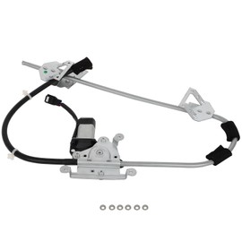 FINDAUTO 741-538 Front Left Side Power Window Regulator With MotorFit for 1987 1988 1989 1990 1991 1992 1993 1994 1995 1996 for Jeep Cherokee,1987-1992 for Jeep Comanche