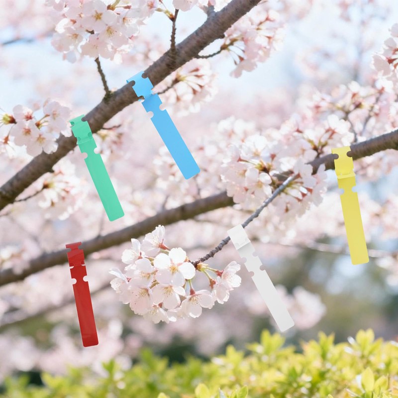 500 Pcs White Plastic Plant Tree Tags Nursery Garden Lables