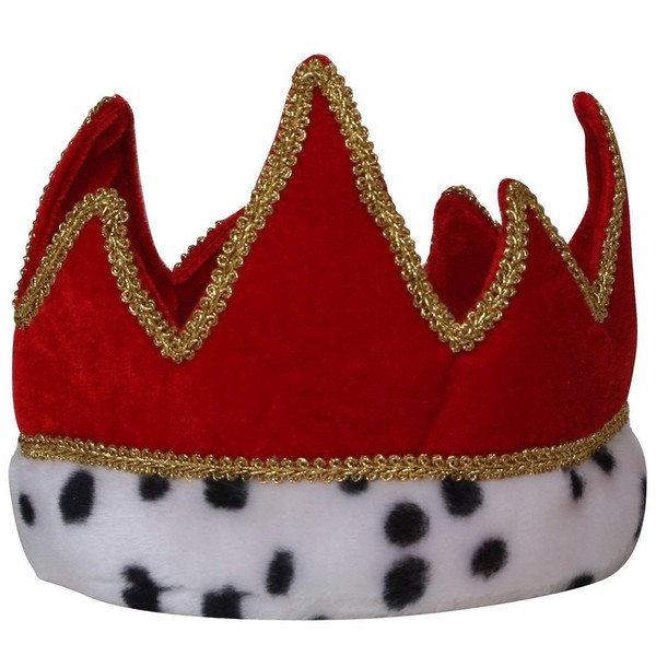 Nativity Wiseman Red Velour King Prince Crown