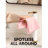 Fantasticlean Microfiber Cleaning Cloth Roll -90 Pack, Tear Away Microfiber