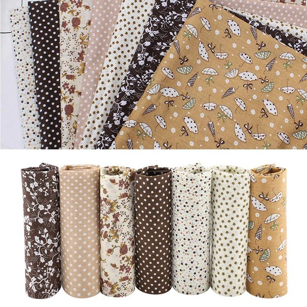 fat quarters fabric, Cotton Craft Fabric 7Pcs 50 * 50cm