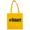 Reifen-Markt Tasche #Stuart Größe 38x42 Farbe Gelb Druck Schwarz