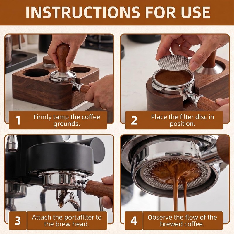 3 Pezzi Schermo per Caffè Espresso 51mm, Schermo per Espresso