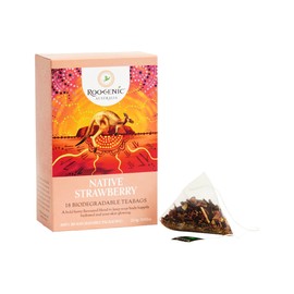 Roogenic Australia Native Strawberry x 18 Tea Bags