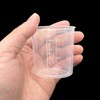 24 Pcs Clear Scale Cups, 100ml/3.4oz Plastic Graduated Cups with