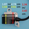 Tuzliufi Ignition Coil for Stihl 1122-400-1314 0000-400-1303 1122 400 1314