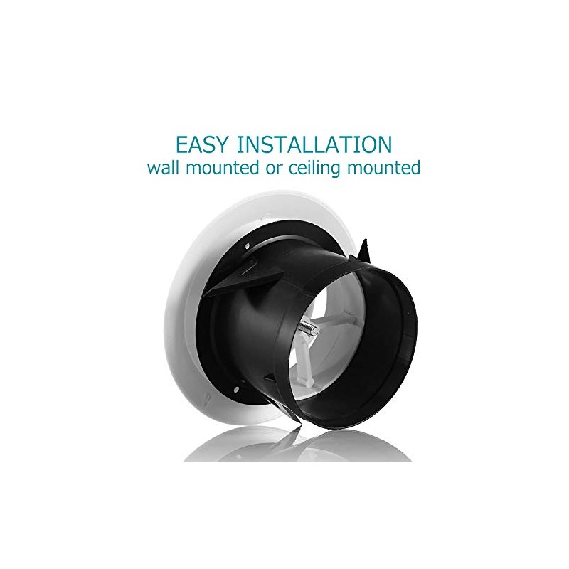 HG POWER ABS Adjustable Air Vent Round Soffit Exhaust Vent