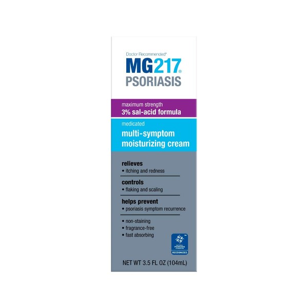 MG217 Psoriasis Medicated Multi-Symptom Cream 3.5 oz (Pack of 3)