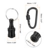 sourcing map 6PCS Keychain Aluminum Alloy Screwdriver Bits Holder Extension