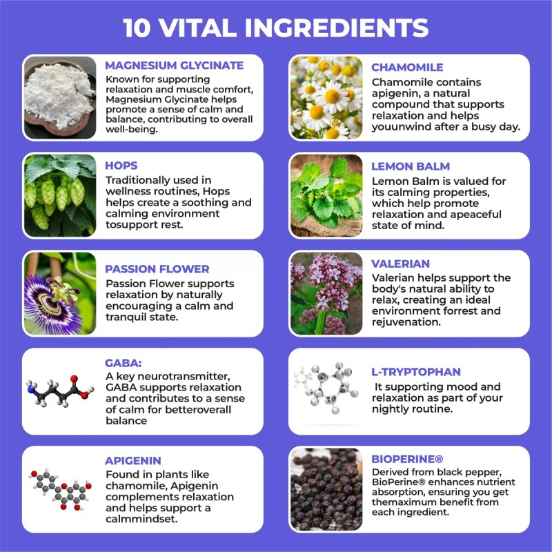 Herbame Suplemento Sin Melatonina Para Dormir 90 Cápsulas