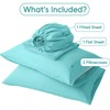 LONAVA Full Sheet Set 4 Pieces,Capri Blue Ultra Soft &