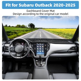 Dash Cover Mat for Subaru Outback 2020 2021 2022 2023 2024 2025 Non-Slip Dashboard Cover Mat Sunshade UV Rays Protector Interior Accessories