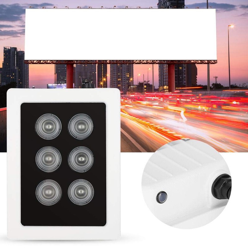 Vikye Surveillance Accessory IP65 Waterproof 6cs High-Power Infrared Lights CCTV