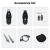 UHF Wireless XLR Transmitter and Receiver with 48V Power Supply,Rechargeable