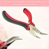 2 Pcs Hair Extensions Pliers, Non-Slip Handles Hair Extension Clamp