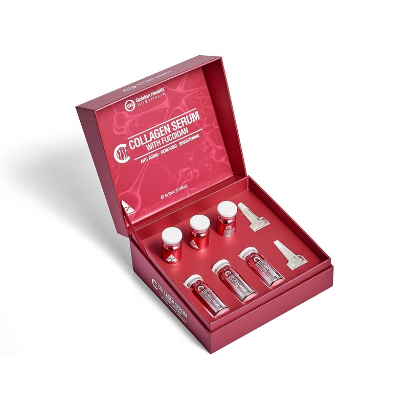 Golden Health Collagen Serum With Fucoidan 6 x 10mL