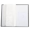 ARPAN 6x4 Designer Photo Album with 300 Pockets, Black Floral,